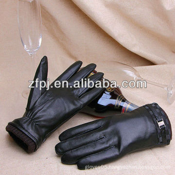 Men comfort hot sale style leather gloves in lahore